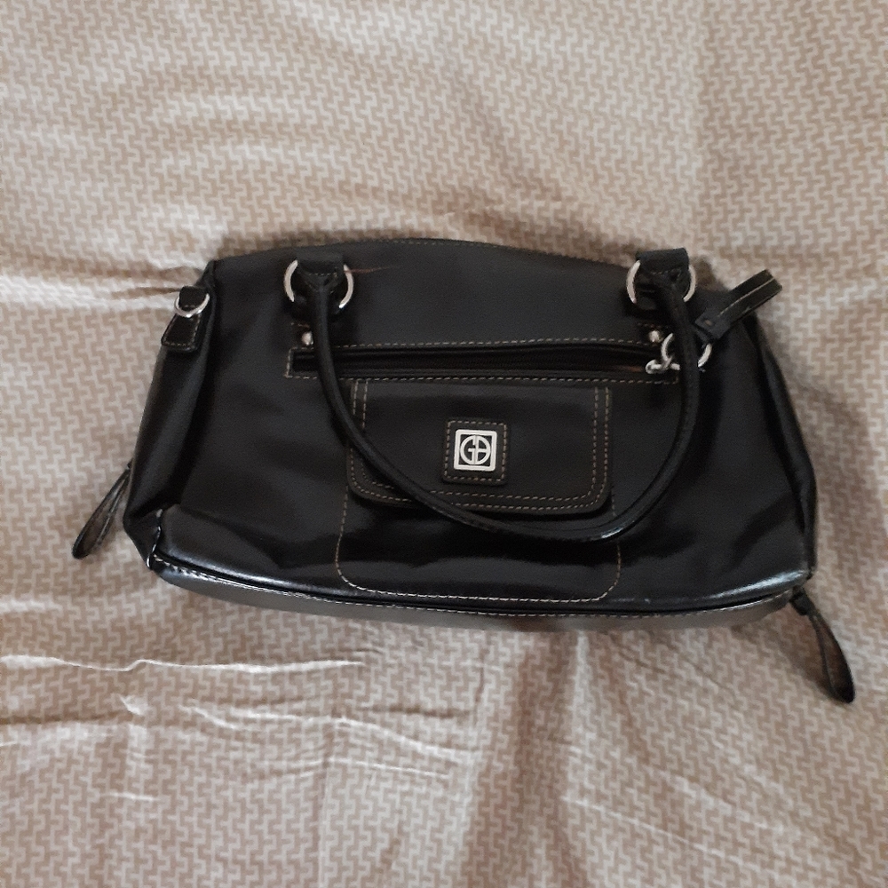 Multi pocket faux leather purse